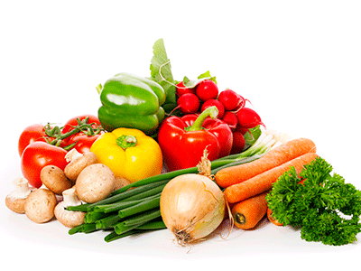 Alimentos de origen vegetal:Verduras